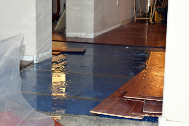 Professional Flood Cleanup technician working in Cushing, OK
